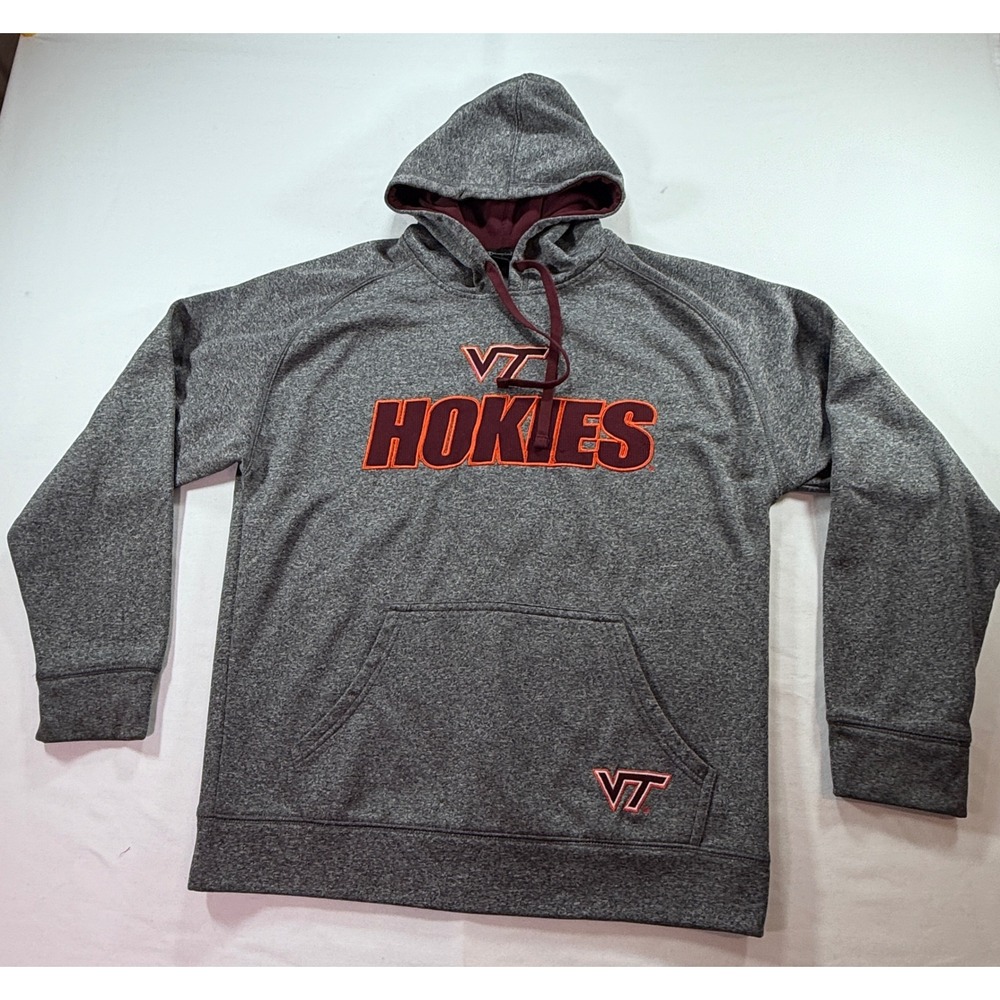 Virginia Tech Hokies Gray Pullover Hoodie